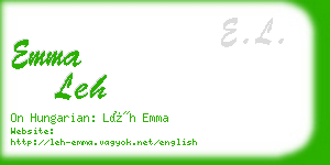 emma leh business card